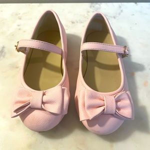 Janie and Jack Pink Bow Ballet flats - Size 10